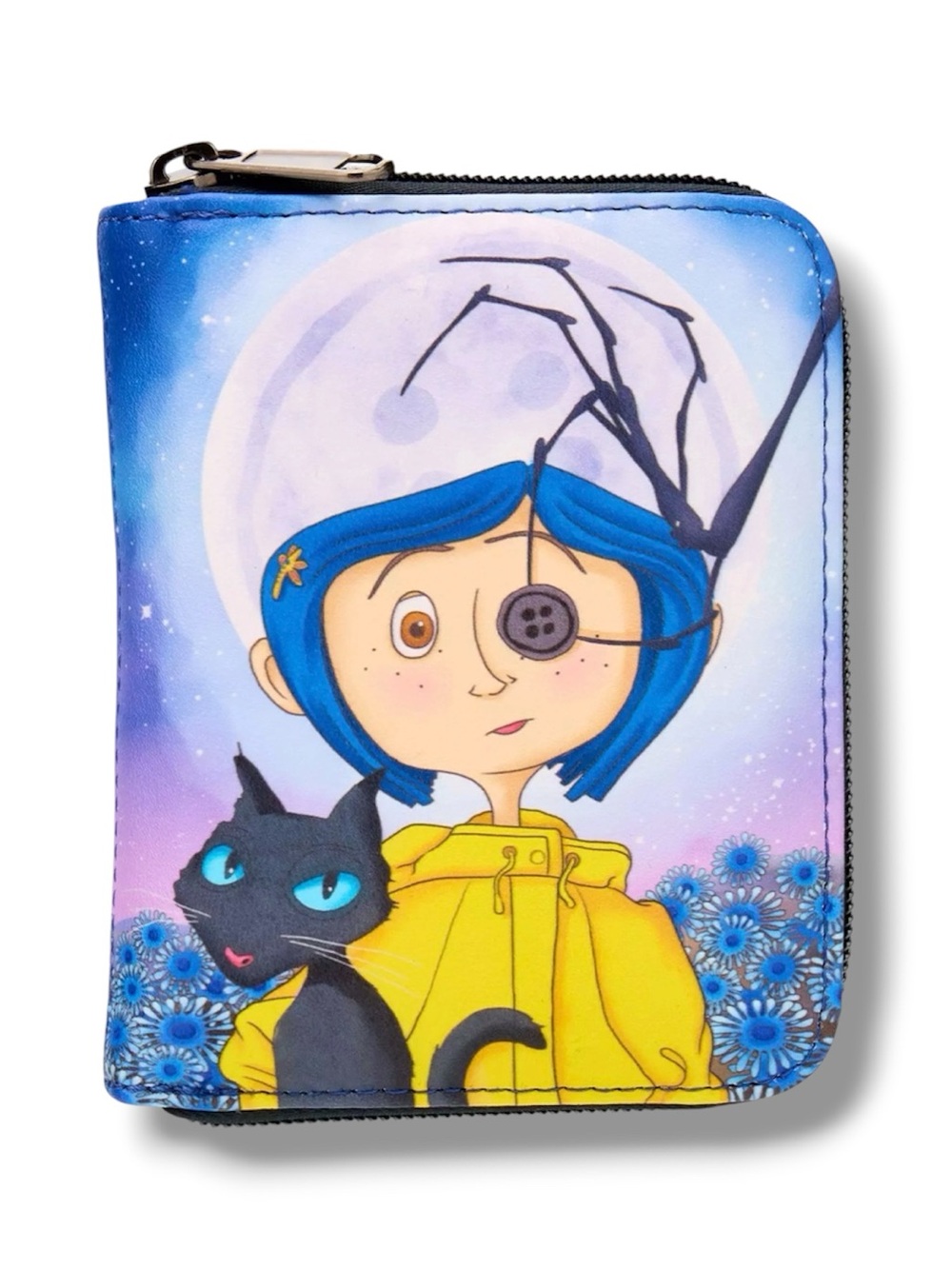 Loungefly Coraline Button Eye Flower Zipper Wallet - NWT